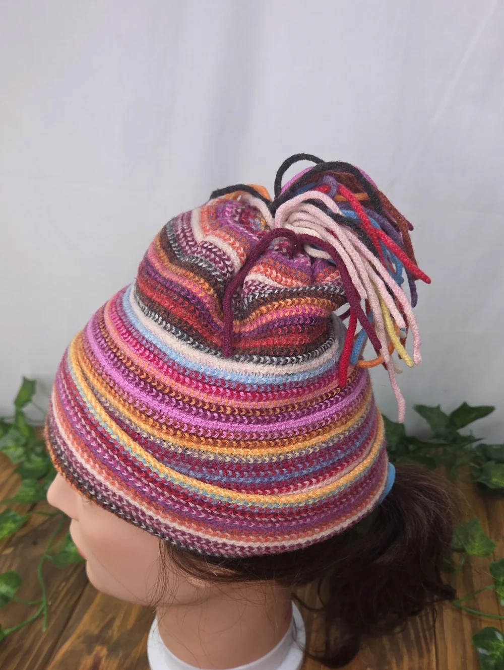 William Brunton. Hand Knit Beanie. Lambswool. OSFA. Excellent Condition